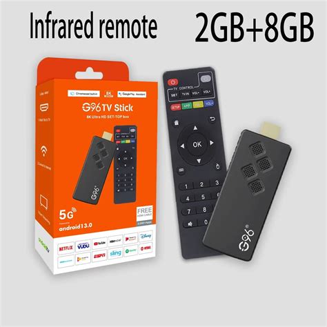 Android13.0 Global Version G96 TV Stick Portable 8K Streaming Media ...
