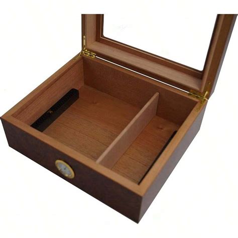 Deluxe Cigar Humidor I Handmade Cigar Humidor Set I Holds Approximately ...
