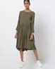 Buy Olive Green Dresses for Women by Femmella Online | Ajio.com