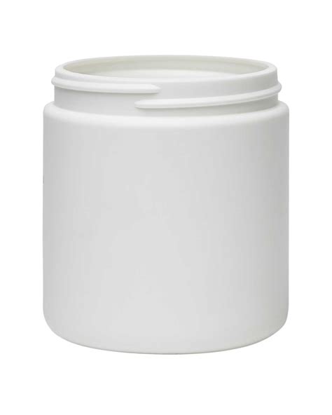 8oz 70-400 White HDPE Wide Mouth Jar - Paramount Global