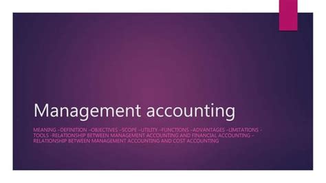Management Accounting Tutorials 的图像结果