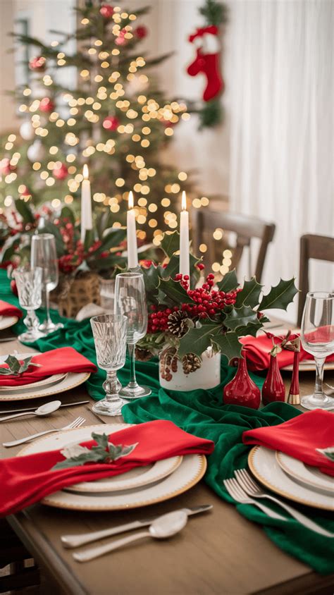 20 Stunning Christmas Table Setting Ideas To Wow Your Guests - The Savvy Folks