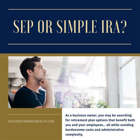 SEP vs. SIMPLE IRA for My Small Business? - Building Towards Wealth