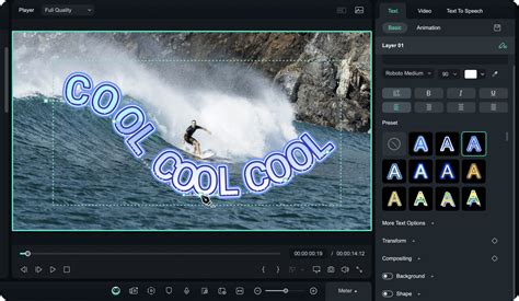Image result for Filmora X. Text Behind Object