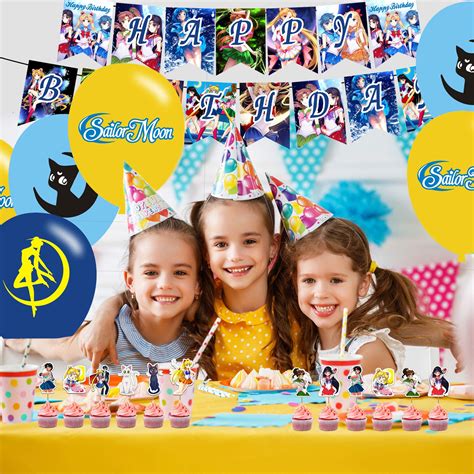 Moon Girl Sailor Birthday Party Supplies,Moon Girl Sailor Themed Party ...