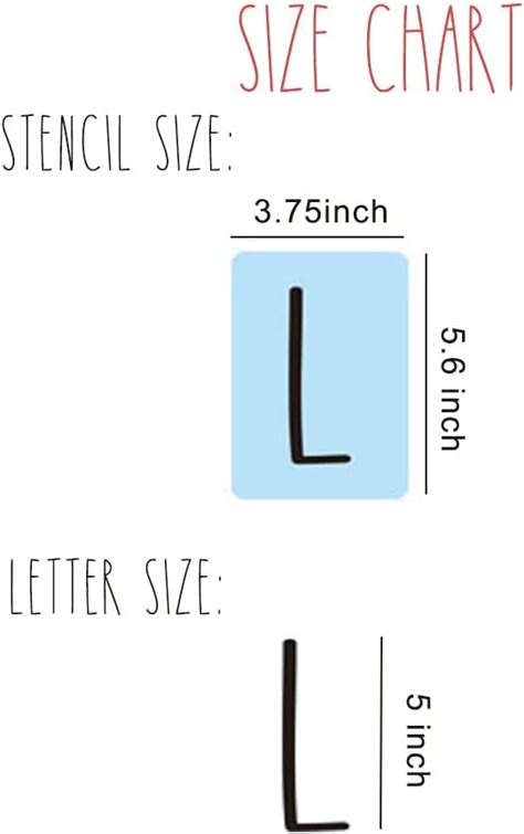 Buy Letter Stencils for Painting On Wood 5 Inch,Alphabet Stencils ...
