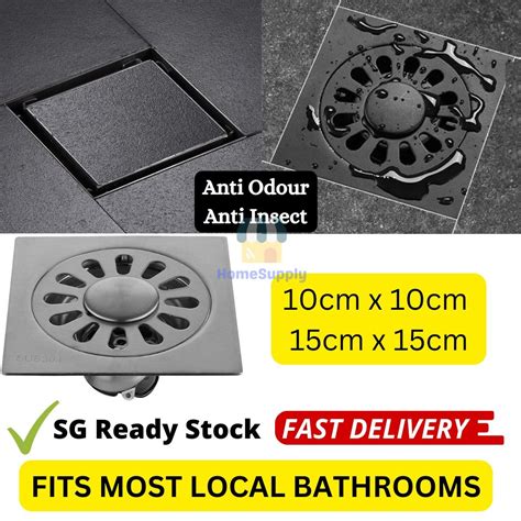 Stainless Steel Floor Trap Floor Drain 15x15 10x10 Anti Insect Anti ...