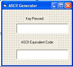 Image result for Visual Basic Code for Next ASCII