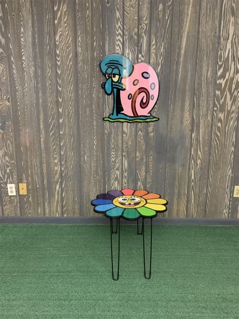 Spongebob Table (Handmade by Me) : r/spongebob