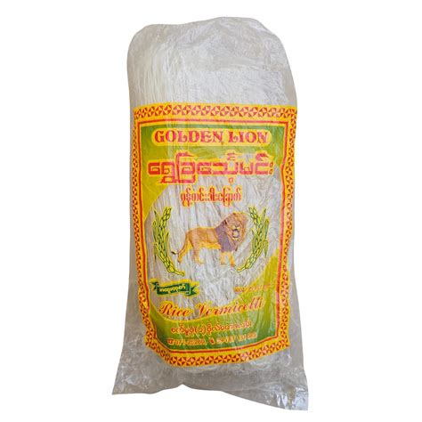Golden Lion Rice Vermicelli, Asian Dry Rice Noodle (NORMAL) 1200 grams ...