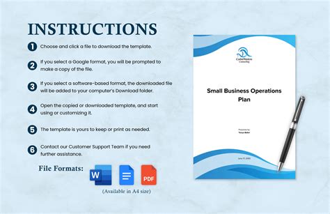 Operational Plan for Small Business 的图像结果