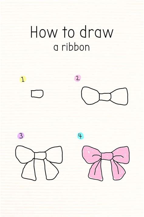 Learn How to Draw a Beautiful Ribbon Doodle