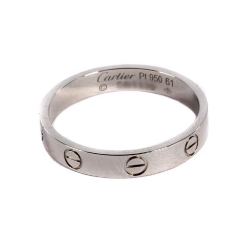 [9.9新]卡地亚CARTIER女士49号玫瑰金窄版LOVE戒指19年11月购入 - 阿里资产