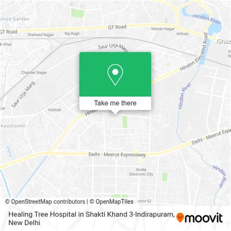 How to Get to Healing Tree Hospital in Shakti Khand 3-Indirapuram in ...