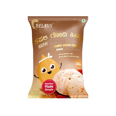 Emmer Long Wheat Flour | Khapli Wheat Atta|BELMIX - Healthy and Softer ...