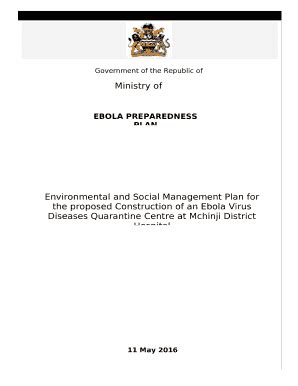 Environmental and Social Management Plan for the proposed ... Doc ...