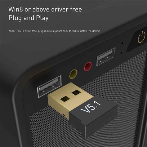 Zeptrox Bluetooth 5.1 USB Dongle Driver-Free Long Range Wireless ...