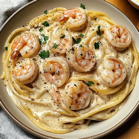 30-Minute Creamy Garlic Shrimp Pasta Recipe - Kitchen Scroll
