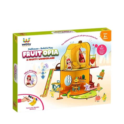 Webby Build & Play Fruitopia Dollhouse – Juplay World