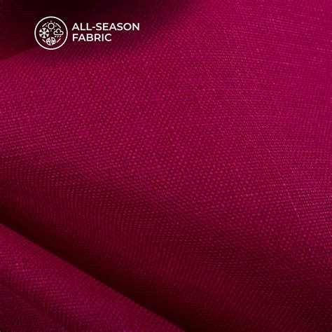 Cerise Pink Plain Blend Cotton Slub Fabric – Fabcurate
