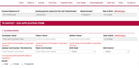 TG EAPCET (TS EAMCET) Registration 2026: How to Fill Application Form ...