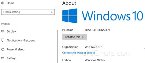 Image result for Computer Name Domain and Workgroup Settings