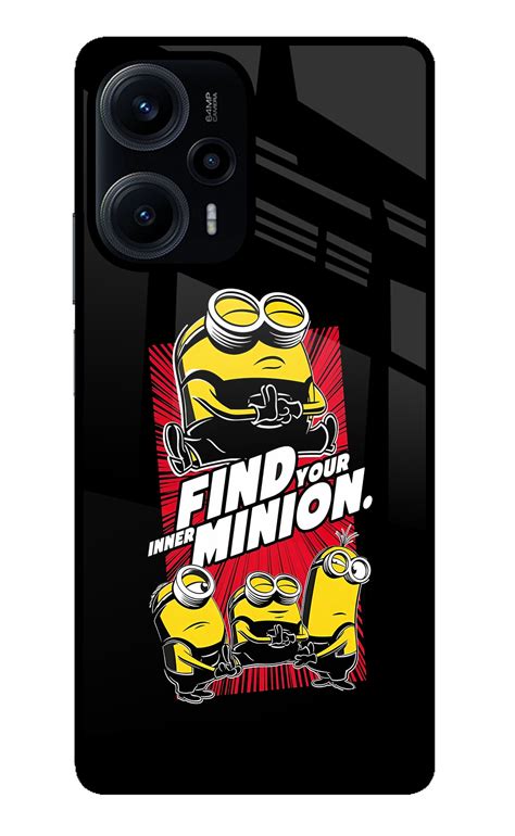Buy Now Find your inner Minion Glass Case for Poco F5 5G Online | Casekaro