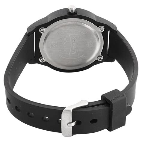 Buy Online Sonata Colorpop Black Dial Women Watch With Plastic Strap ...
