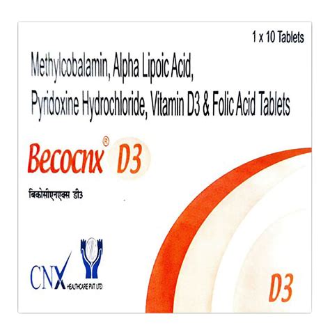 Becocnx D3 Tablet | Uses, Side Effects, Price | Apollo Pharmacy