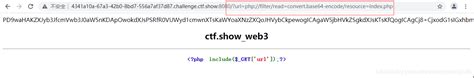 ctf-web：PHP伪协议 - 学安全的小白 - 博客园