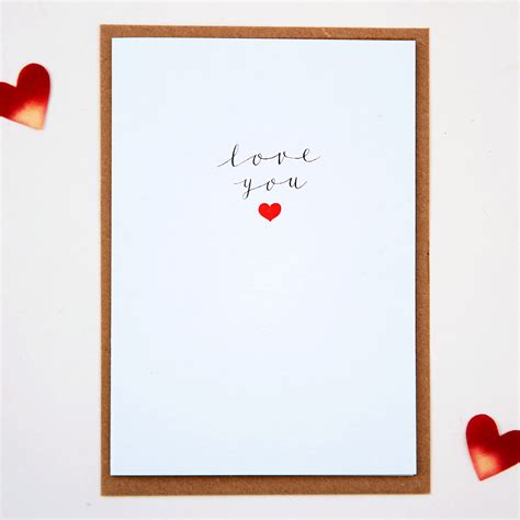 I Love You Romantic Cards Easy Romantic I Love You Card Ideas For All