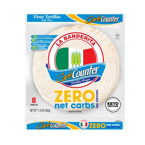 La Banderita Carb Counter Zero Net Carbs Soft Taco Tortillas - Walmart.com