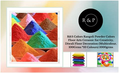 Buy RK Trends Rangoli Powder Colors Floor Arts Ceramic for Creativity ...