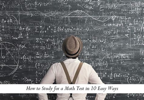 Image result for Math Test Study