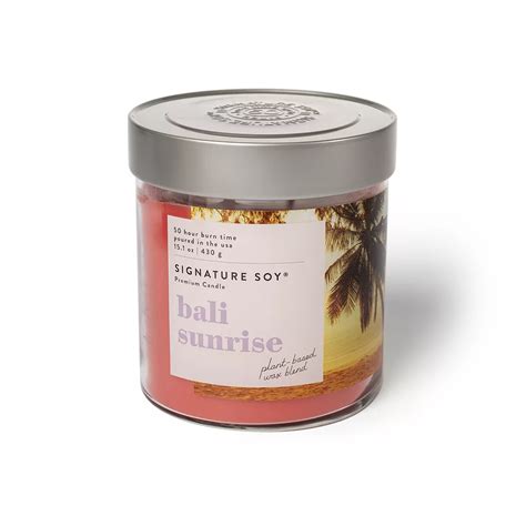 Signature Soy Lidded Bali Sunrise Scented Candle