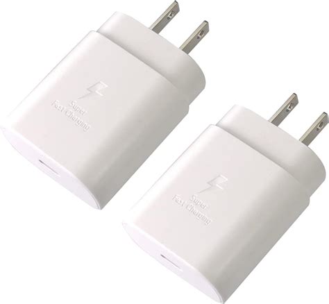 Buy 2-Pack 25W PD Fast Charging Block USB-C Wall Charger Power Adapter ...