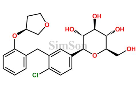 (2S,3R,4R,5S,6R)-2-(4-chloro-3-(2-(((S)-tetrahydrofuran-3-yl)oxy)benzyl ...