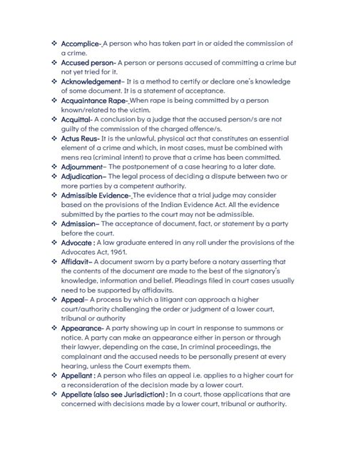 Image result for Legal Term Definitions