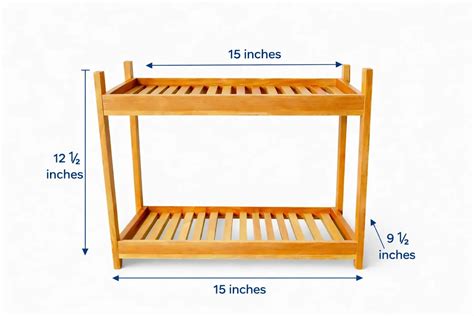 Wooden Kitchen Rack / Organizer (2-Tier)