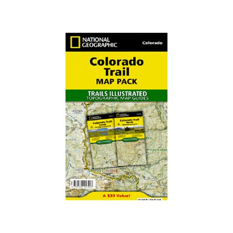 National Geographic Colorado Trail Map Pack | FERAL