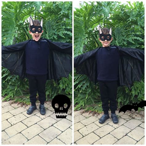 DIY Halloween bat costume | Halloween diy kids, Wings costume diy, Diy ...