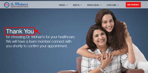 Steps to book lab visit appointment from Mohans Diagnostics