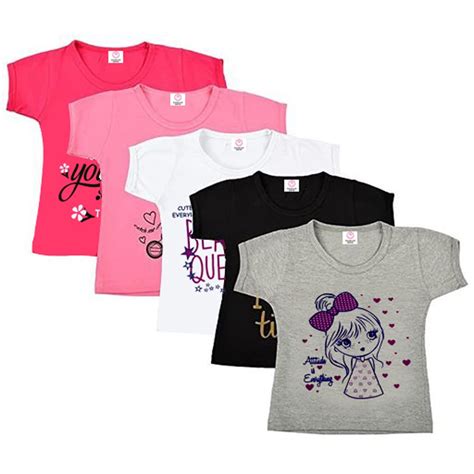 Buy Girls' Cotton T-Shirt | Regular Fit T-Shirt| Baby Girl T Shirt ...