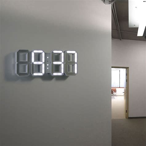 Modern Digital Wall Clock | Foter