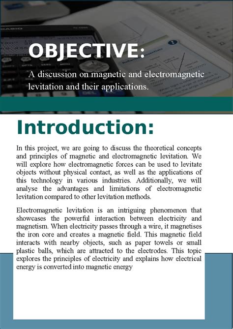 I P - ugigygg - OBJECTIVE: A discussion on magnetic and electromagnetic ...