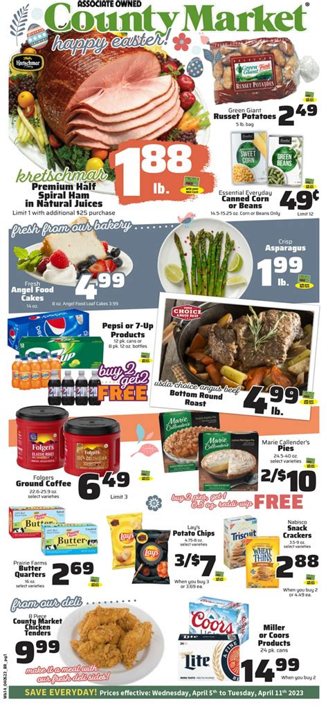 County Market Ad Circular - 04/05 - 04/11/2023 | Rabato