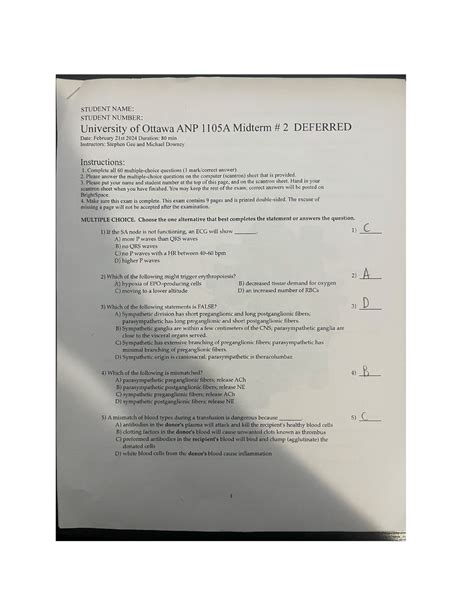 Course Hero free Access - ANP1105 - Studocu