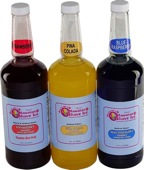 Amazon.com: Ululani's Hawaiian Shave Ice - Gourmet Shave Ice Syrup 3 ...