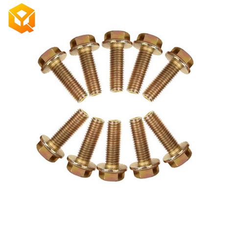 Manufacture High Quality M8-1.25 Bolt M10 Flange Bolt Hex Head Bolts ...