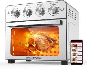 Geek AiroCook Iris Plus 23 Litre Oven with Rotisserie Function and Air ...
